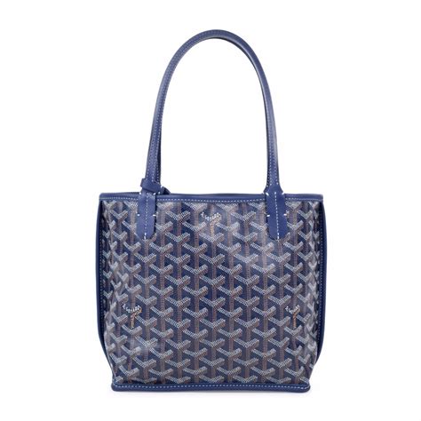 goyard blue tote small|goyard 233 bag price.